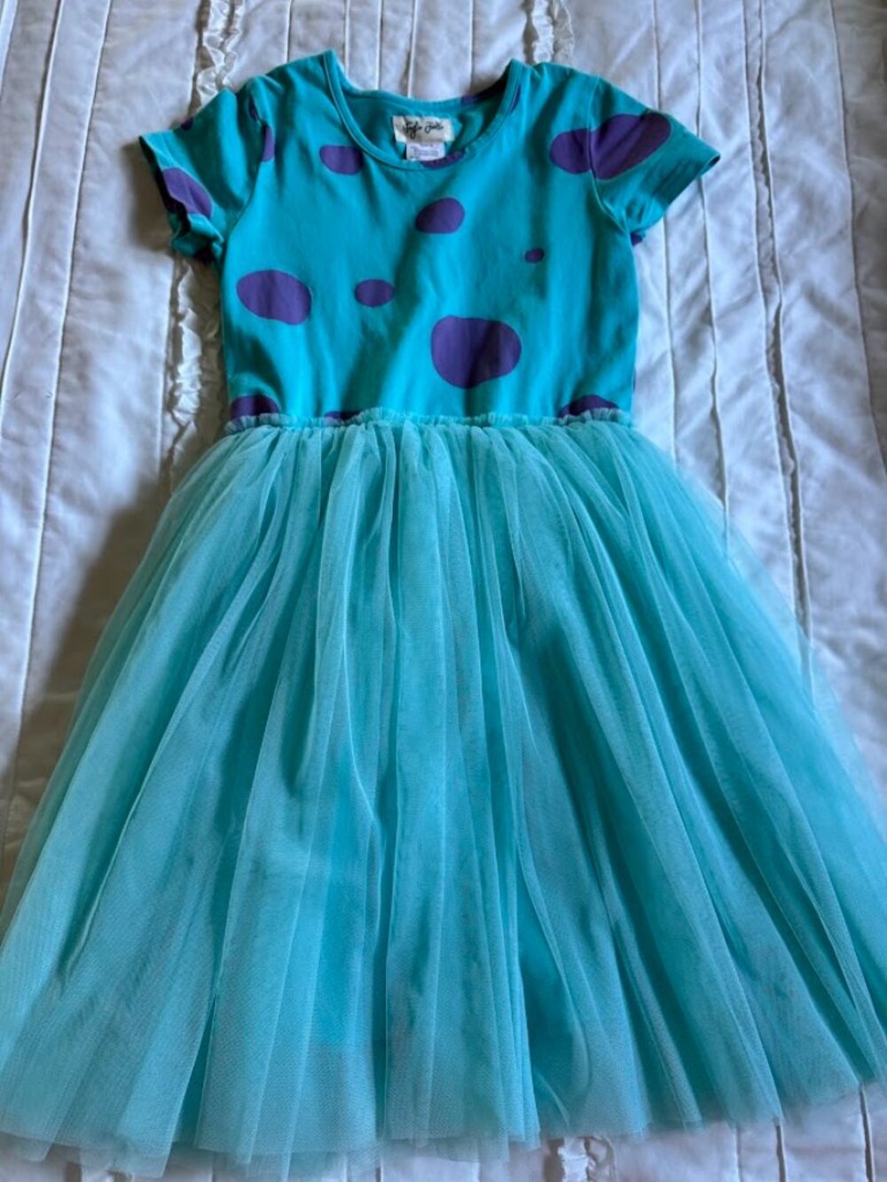 Taylor Joelle Disney Monster Inc Mike Sully Size 10 Girls Dress